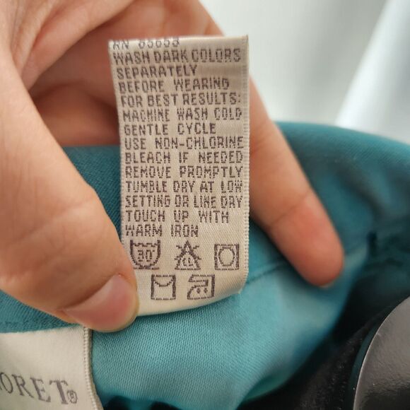 Koret Womens Embroidered Faux Suede Jacket Size S Teal Floral Granny Core - Picture 13 of 13